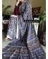 NOOR-Modal Silk Ajrakh Saree