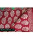 Red Ajrakh Cotton Mul Saree (HandBlock print)