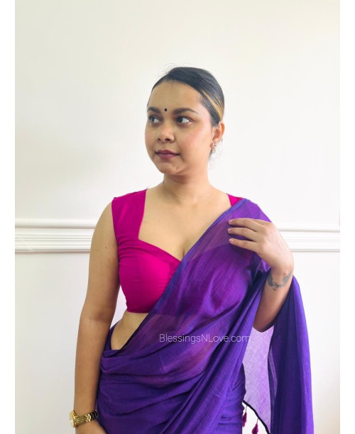 Basic Magenta Blouse