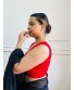 Basic Red Blouse