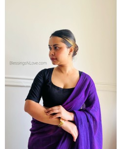 Simple Black Blouse