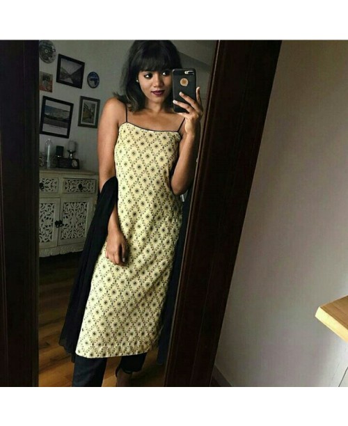 spaghetti strap kurta online