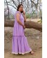 Purple Cotton Maxi