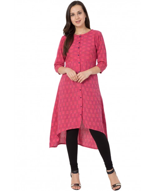 IKAT HIGH AND LOW KURTA