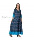 BLUE Handwoven IKAT MAXI 