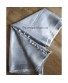 Silver Tissue Linen Handwoven Saree