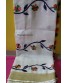 White Pure Linen Embroidered Saree
