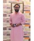 Pink Cotton Kurta