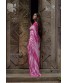 Hot Pink Shibori Saree