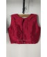 Anaar: Maroon Raw Silk Blouse