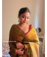 Metallic Gold Tissue Mul Saree