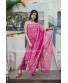 Pink Kota Doria Stitched Suit