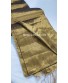 Sona: Metallic Copper Gold Tissue Mul Saree 