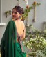 Green Softest Cotton Handloom Saree 