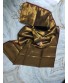 Metallic Gold Tissue Mul Saree