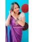 साज  Purple Softest Cotton Mul Loom Saree