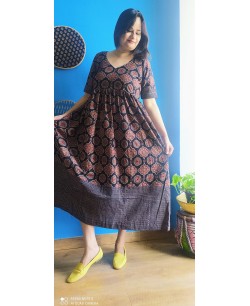 Black Ajrakh Maxi