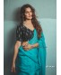 Sky Blue Mul Saree