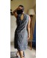 Grey Ikat Shift Dress