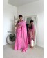 Pink Cotton Mul Saree