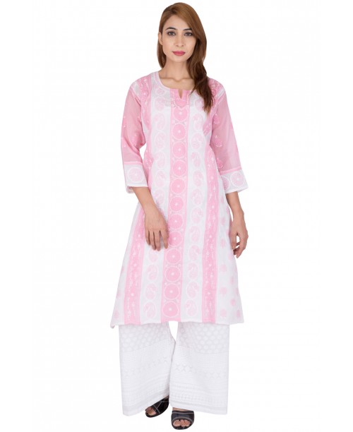 Cotton Chikankari Kurti