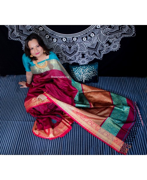 Kattan Silk Benarsi Saree